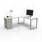 We'Re It Connect It L-Shaped Desk, 77 in D X 30 in H, 66 in W X Thermally Fused Laminate DI66304824L1BBF-BS-459 - alternate 1